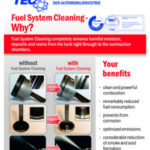 PRO-TEC Poster DIN A2 Fuel System Cleaning Why